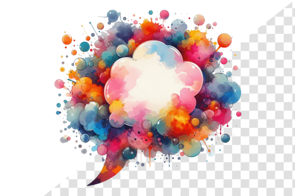 Download SplashTalk: Watercolor Chat Bubble - Talk Collection