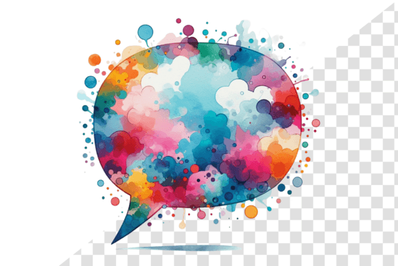 Download SplashTalk: Watercolor Chat Bubble - Talk Collection