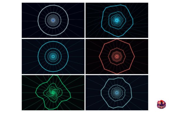 Download Neon Tunnel Clips for SaaS Marketing - Marketing Collection