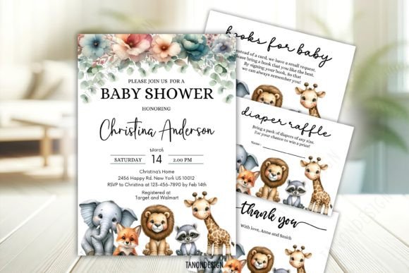 Download Baby Shower Invitation Bundle Set - Show Collection