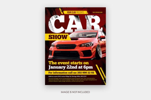 Download Car Show Flyer PSD Template - Show Collection