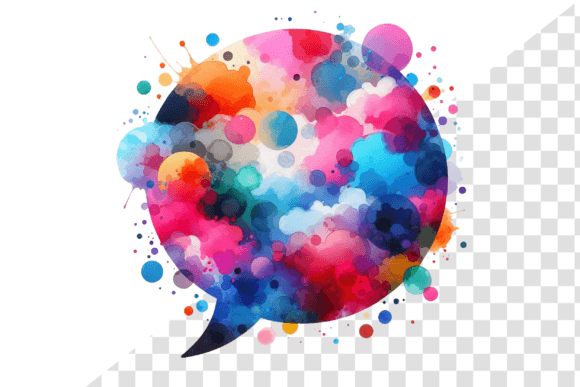 Download SplashTalk: Watercolor Chat Bubble - Talk Collection