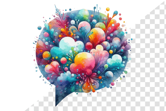 Download SplashTalk: Watercolor Chat Bubble - Talk Collection