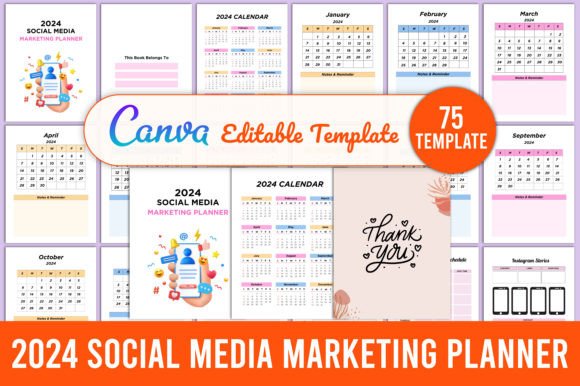 Download 2024 Social Media Marketing Planner - Marketing Collection