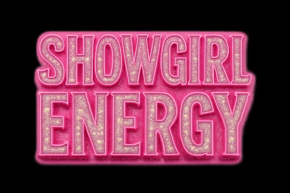 Download Showgirl Energy Neon Glitter PNG - Show Collection