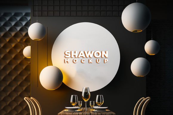 Download Neon Light Mockup | Neon Light Shadow - Light mockup Collection